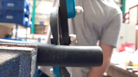 Engineering Cutting Cables 1 Stock Footage 131768385