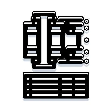 Engineering data technology processing system abstract concept 스톡 일러스트