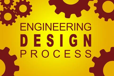Engineering Design Process concept Illustrazione stock