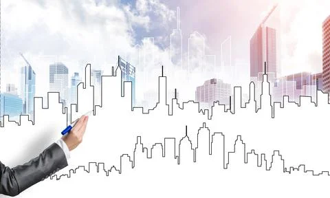 Engineering designer at work Stock Photos