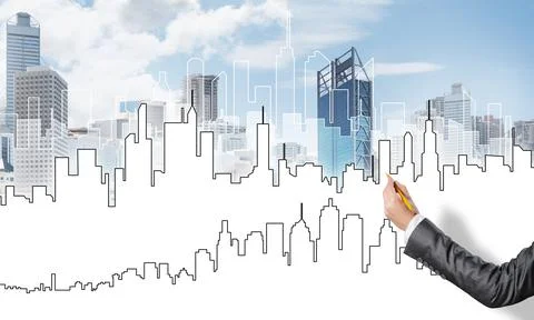 Engineering designer at work Stock Photos