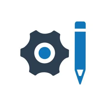 Engineering, development icon Illustrazione stock