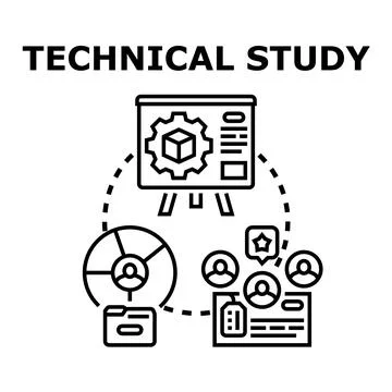 Engineering development project management and data analysis 스톡 일러스트