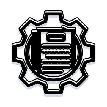Engineering document and technical mechanism planning イラスト素材