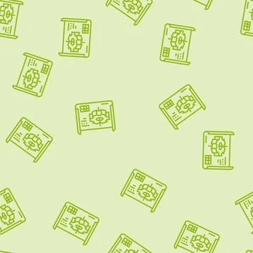 Engineering drawing manufacturing engineer line seamless pattern イラスト素材