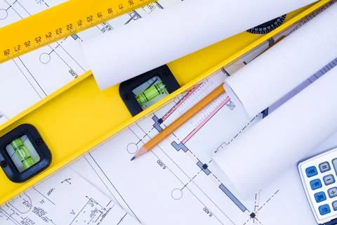 Engineering Drawings Stock Photos