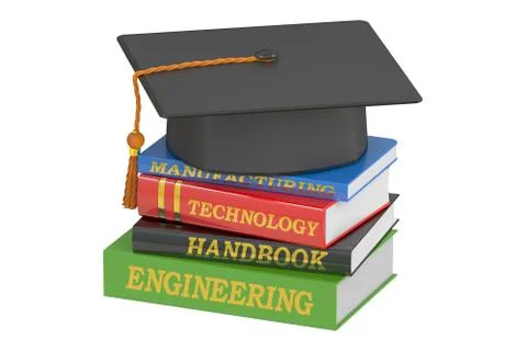 Engineering Education concept, 3D rendering Stock Illustration