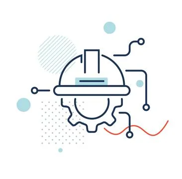 Engineering Education Courses - Stock Icon Illustrazione stock