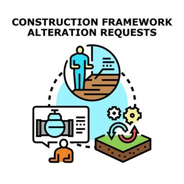 Engineering framework altering process and development lifecycle Illustrazione stock