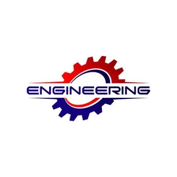 Engineering Gear Logo Design Symbol Stock Illustration