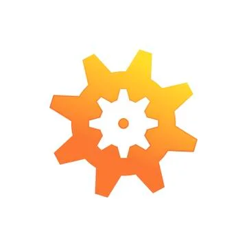 Engineering Gear Teeth Setting Center Design Stock Illustration