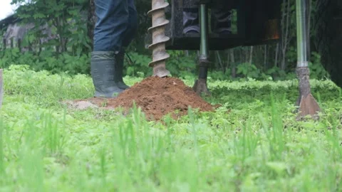 Engineering geological surveys, environmental soil analysis Stock Footage 336799890