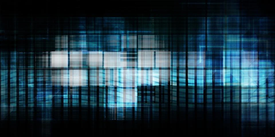 Engineering Grid System Intelligent Architecture Design Stock Photos