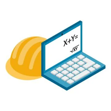 Engineering icon, isometric style 스톡 일러스트