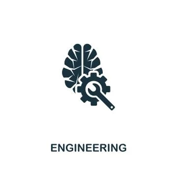 Engineering icon. Premium style design from artificial intelligence icon Stock Illustration