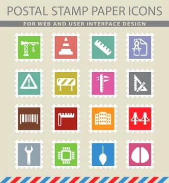 Engineering icon set Illustrazione stock