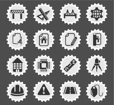 Engineering icon set イラスト素材