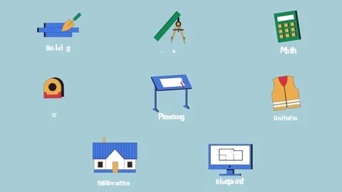 Engineering icons And Titles for After Effects Stock After Effects