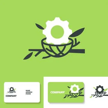 Engineering Nest Logo Stock Illustration