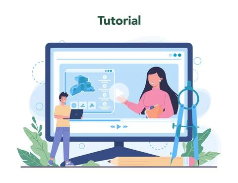 Engineering online service or platform. Technology and science. 스톡 일러스트