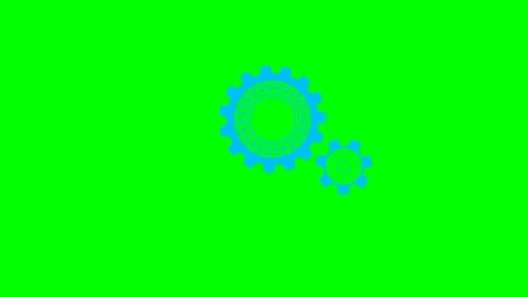 Engineering or mechanical technology. Cogs and gear wheel mechanisms. Hi-tech Stock Footage 305386161