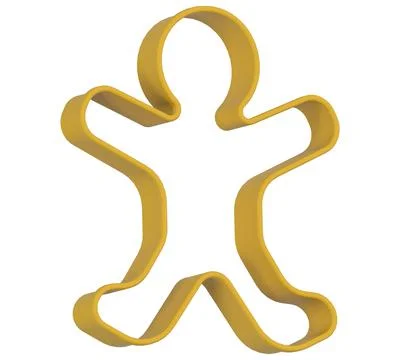 Engineering part 3D Illustration - Cookie Cutter Stock Illustration