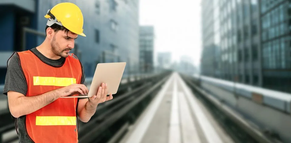 Engineering people solution service concept. Foto stock
