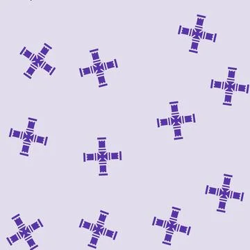 Engineering pipeline glyph seamless pattern イラスト素材