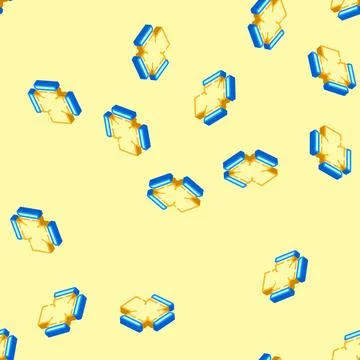 Engineering pipeline isometric icon seamless pattern 스톡 일러스트