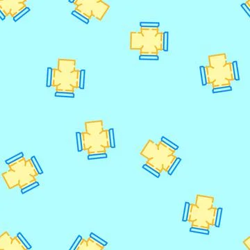 Engineering pipeline vector seamless pattern 스톡 일러스트