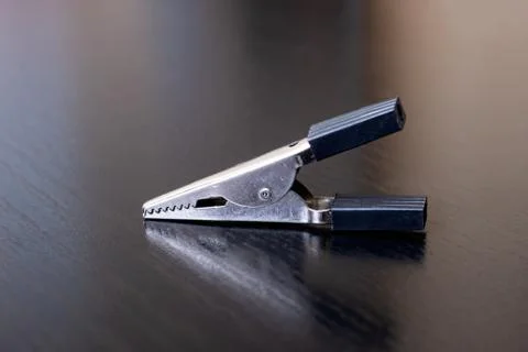 Engineering probe on a wooden table closeup Stock Photos