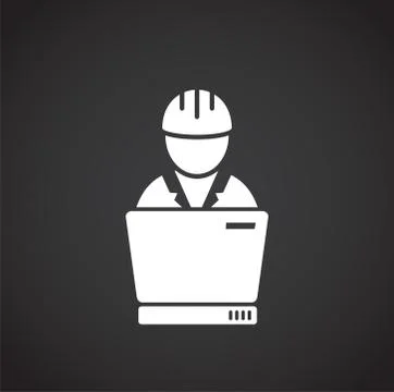 Engineering related icon on background for graphic and web design. Creative Stock Illustration