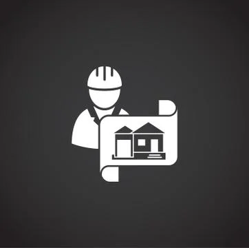 Engineering related icon on background for graphic and web design. Creative Stock Illustration