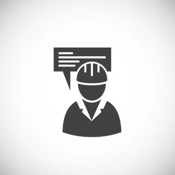 Engineering related icon on background for graphic and web design. Creative Stock Illustration