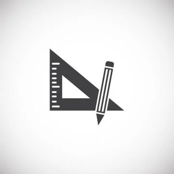 Engineering related icon on background for graphic and web design. Creative Stock Illustration