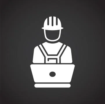 Engineering related icon on background for graphic and web design. Creative Stock Illustration