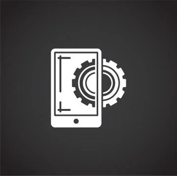 Engineering related icon on background for graphic and web design. Creative Stock Illustration