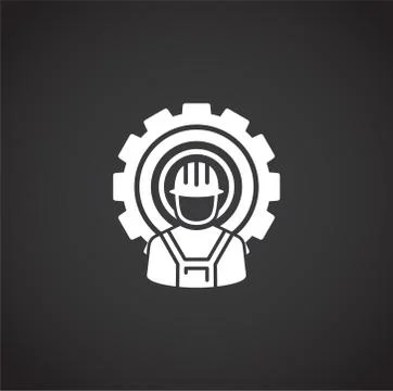 Engineering related icon on background for graphic and web design. Creative Stock Illustration