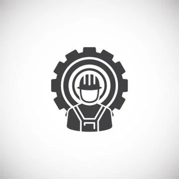 Engineering related icon on background for graphic and web design. Creative Stock Illustration
