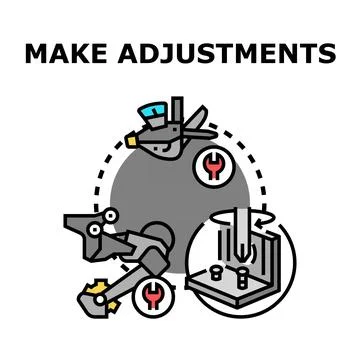 Engineering robotic arm performing precise adjustments 스톡 일러스트