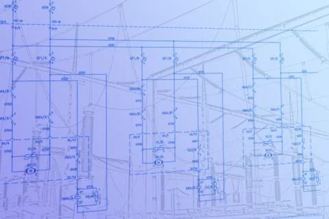 Engineering scheme Stock Illustration