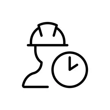 Engineering Service Icon for Technical Solutions, Construction Projects, an.. Stock Illustration