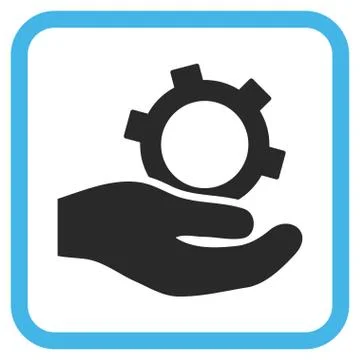 Engineering Service Vector Icon In a Frame Stockillustratie