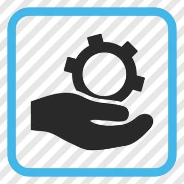 Engineering Service Vector Icon In a Frame イラスト素材