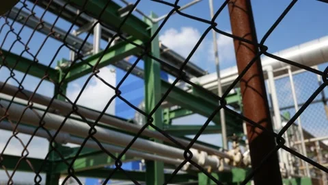 Engineering structure chemical pipelines and equipment 스톡 동영상 164926128