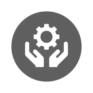 Engineering support icon. Stock Illustration