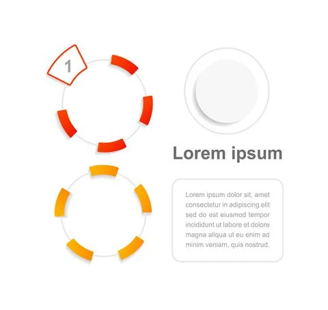 Engineering systems infographic chart design element set Illustrazione stock