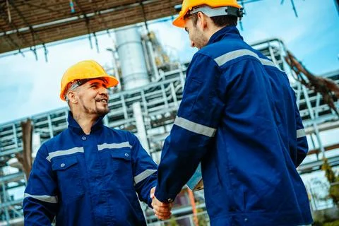 Engineering teamwork concept Stock Photos