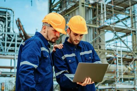 Engineering teamwork concept Stock Photos