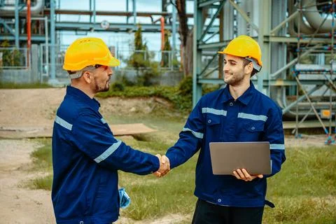 Engineering teamwork concept Stock Photos